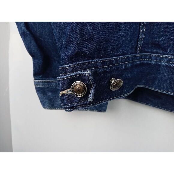 Rocawear Denim  Dungaree Jacket Men's Sz XL Y2K Vintage Great Preowned Condition - Picture 11 of 16